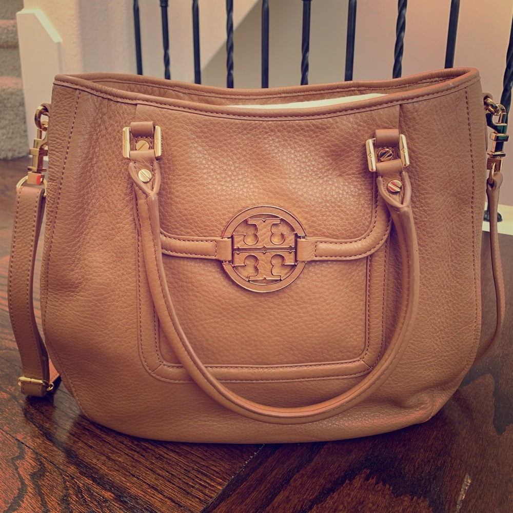Tory Burch Brown Leather Crossbody NWOT